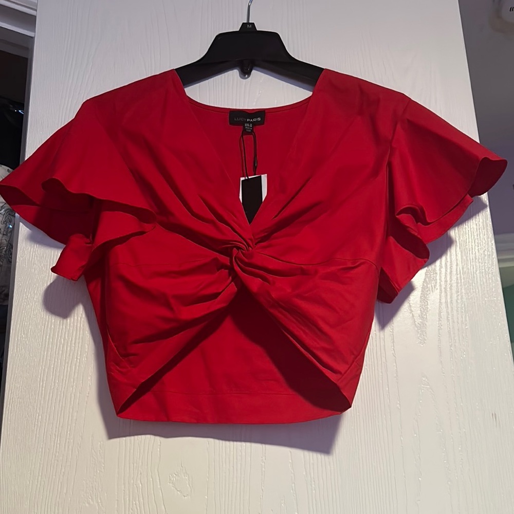 NWT !!! - Lucy Paris Cropped Blouse